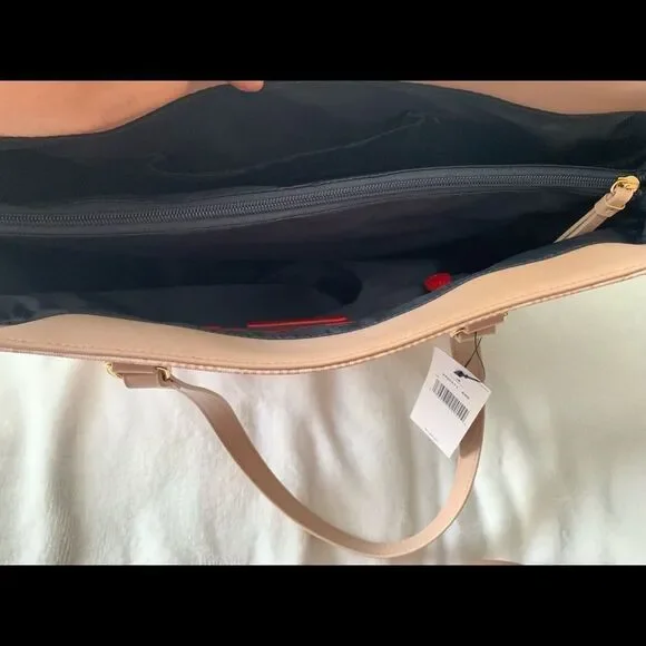 NEW TOMMY HILFIGER LARGE GEOMETRIC SHOULDER TOTE BAG - Picture 6 of 8